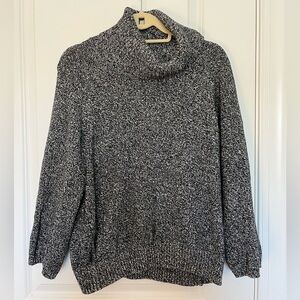 Karen Scott XL Gray Speckled Turtleneck Sweater
